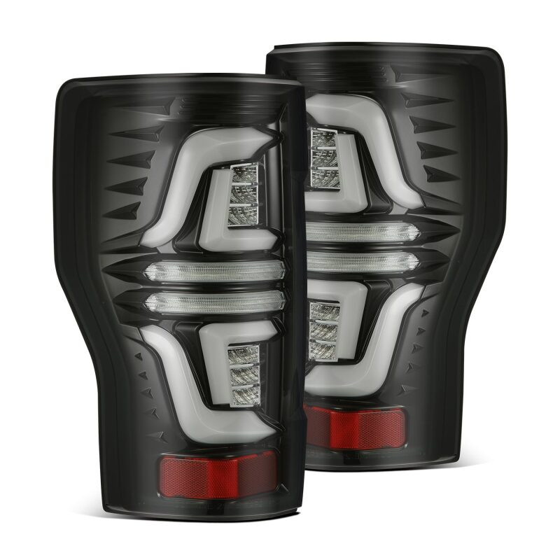 AlphaRex 17-19 Ford F250 Super Duty PRO-Series LED Tail Lights Red Smoke (w/o Blind Spot Sensor)