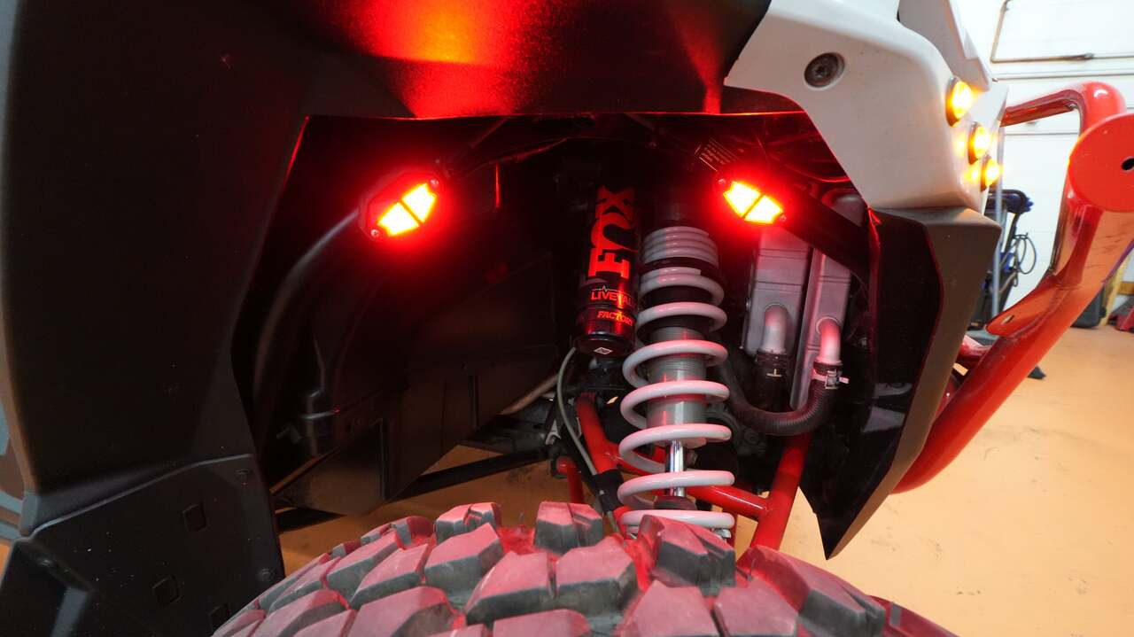 Install UTV 8-Pod Rock Light kit (Bluetooth App Controls)