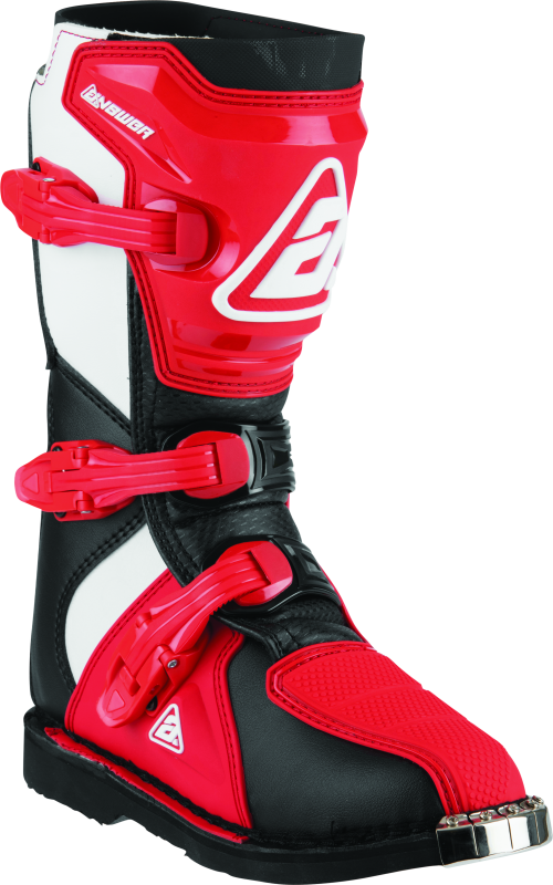 Answer AR1 Boot Black/Red Youth Size - 3