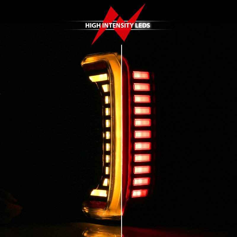 ANZO 22-24 Toyota Tundra (Does Not Fit LED Seq. Models) Z-Series Full LED Tail Lights - Pair