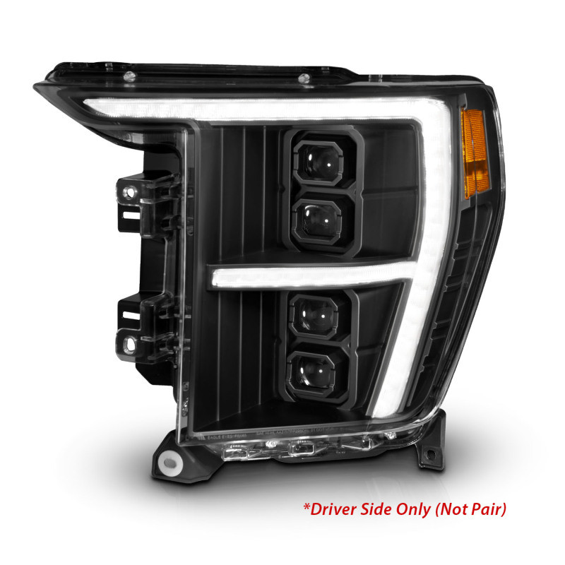 ANZO 21-23 Ford F-150 (w/Factory Halogen) Z-Series Full LED Proj Headlights - Driver Side ONLY