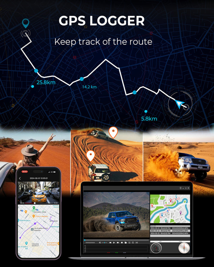 M4 Mirror Dash Cam Quad