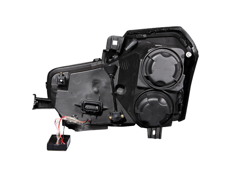 ANZO 2003-2007 Cadillac CTS Projector Headlights w/ Halo Black (CCFL)