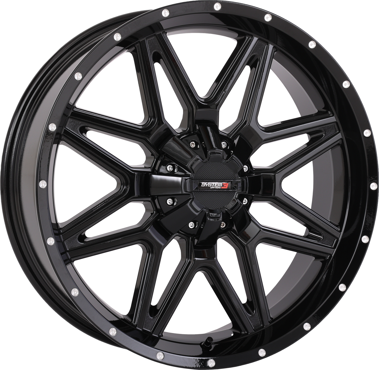 St7 Wheel 20x7 4+3 (+10mm) 4/137 & 4/156 Gloss Black