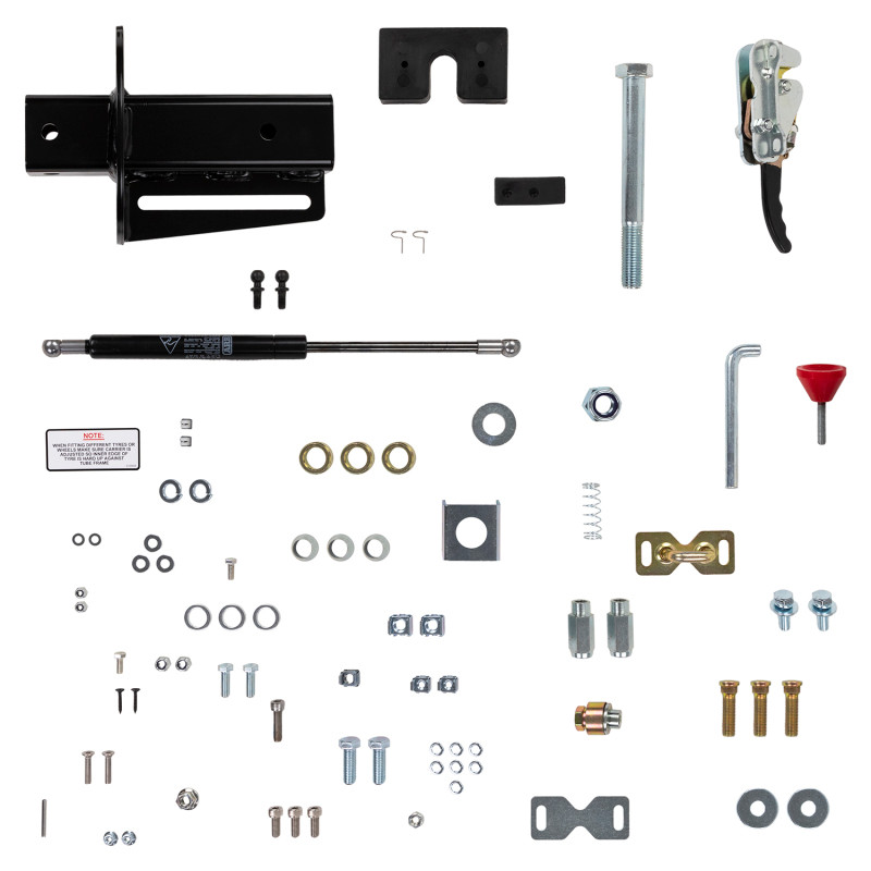 ARB W/Carrier Rear Step Towbar Lhs Blk 80 Series