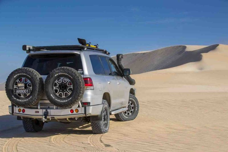 ARB W/Carrier ARB Rear Step Towbar Lhs Blk