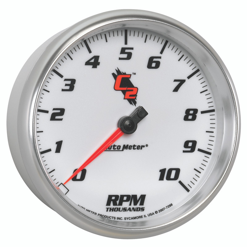 Autometer C2 5 inch 10000 RPM In-Dash Tachometer