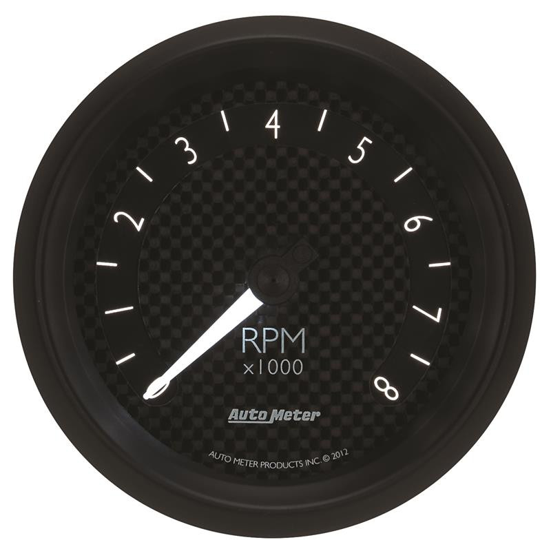 Autometer GT Series 3-3/8in In Dash 8K RPM Tachometer