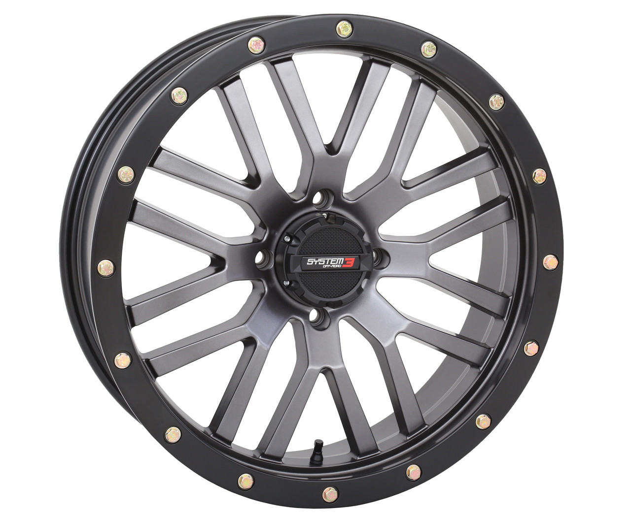 St3 Wheel 20x7 4+2.5 (+10mm) 4/137 Matte Gunmetal Grey/Blac