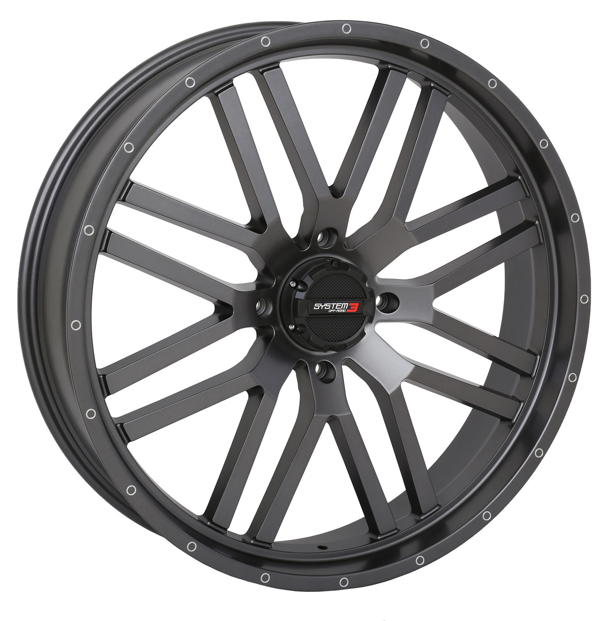 St3 Wheel 22x7 4+2.5 (+10mm) 4/156 Matte Gunmetal Grey