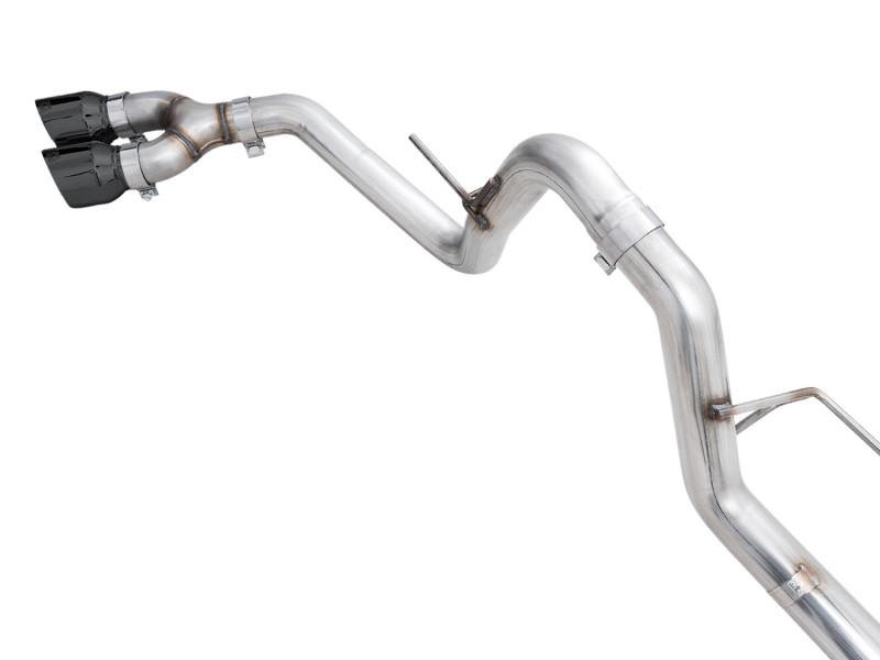 AWE 21+ Ford F150 Dual Side Exit Cat-Back Exhaust - 4.5in Diamond Black Tips *For Stock Y-Pipe Only