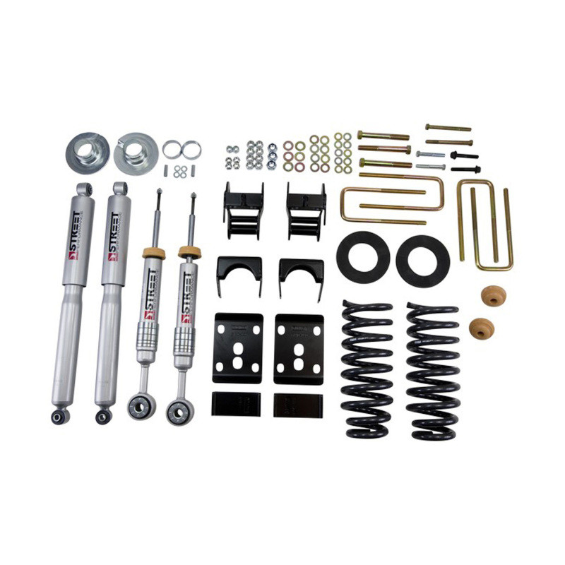 Belltech Lowering Kit 09-13 Ford F150 Ext Cab Short Bed 2WD 2in or 3in F/4in Rear w/ Shocks