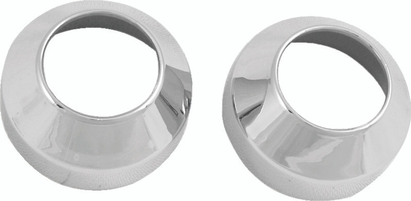 Bikers Choice 84-17 41MM Wide Glide Chrome Fork Boot Covers Pr