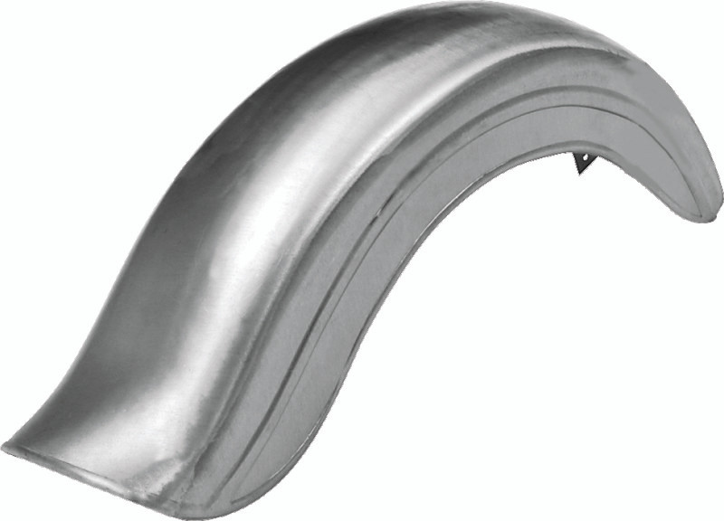 Bikers Choice Raw Fatbob Rear Fender Left Chain Cut Big Twin Custom