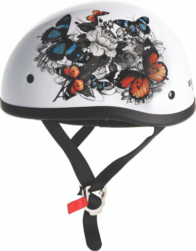 Skid Lids White Rose Original Helmet - Small