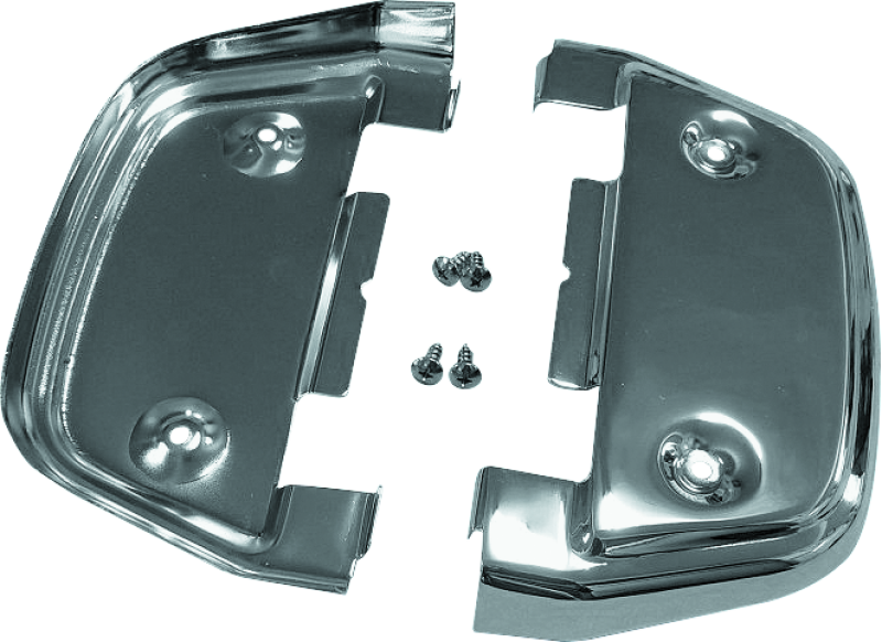 Bikers Choice 87-Up Touring Chrome Passenger Floorboard Undercover Kit