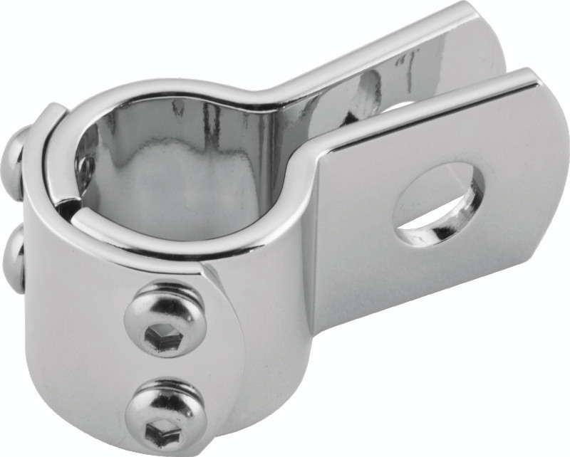 Bikers Choice Chrome 1 Inch 3 piece Clamp Universal