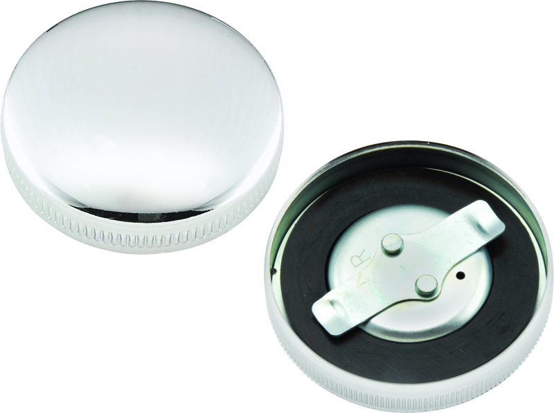 Bikers Choice 36-E73 Chrome Early Non-Vented Gas Cap Fatbob Tank Left Side Replaces H-D 61103-65