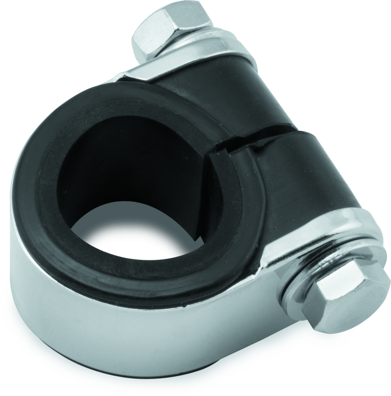 Bikers Choice Chrome Handlebar Gauge Clamp Universal Custom