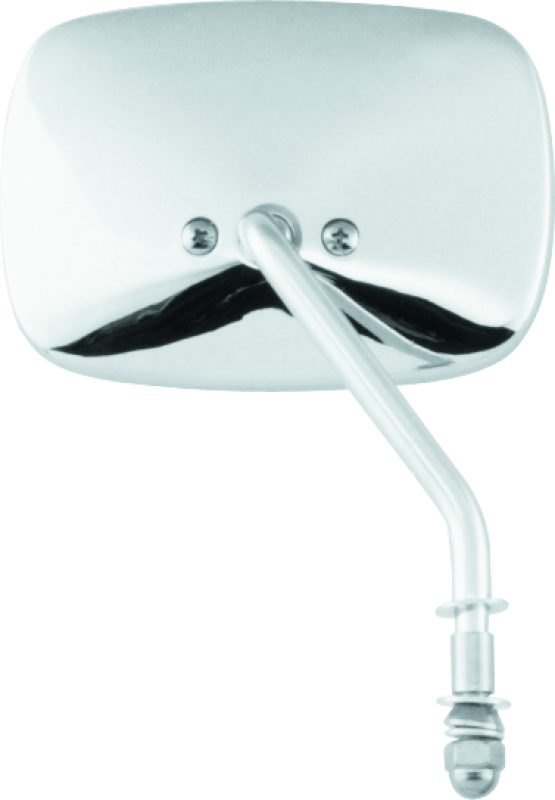 Bikers Choice 65-Up Chrome 1 Piece Left Short Stem Mirror Replaces H-D 91892-82