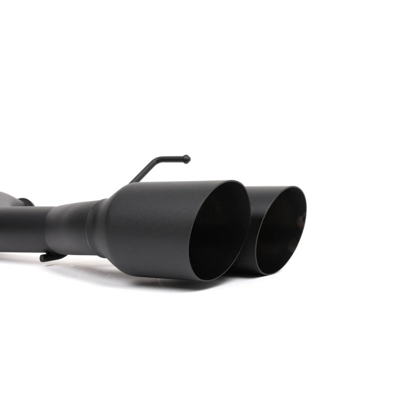 BLOX Racing 2022+ WRX Muffler Delete / Axle Back Single Wall 4in - Matte Black Tips