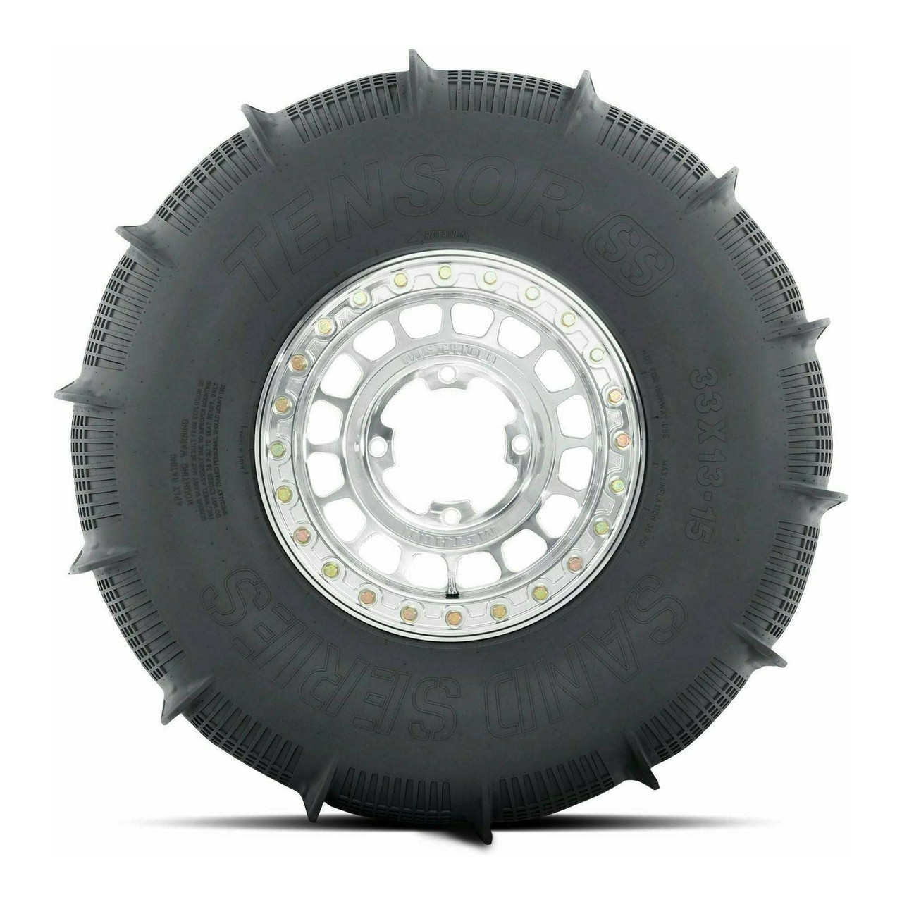 Can Am Maverick R SB-8 Beadlock Wheel (Matte Black) / Sand Series Tire Package