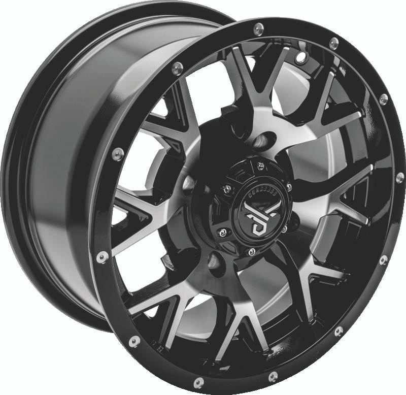 QuadBoss Barbwire 14X7 - 5+2 - 4/137 - Black Machined