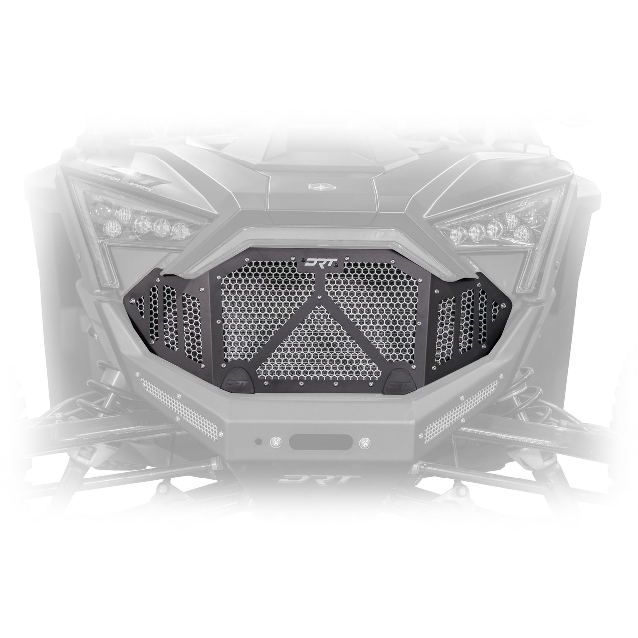 DRT RZR Pro R / Turbo R 2022-2024 Aluminum Grill Highlighted Front view