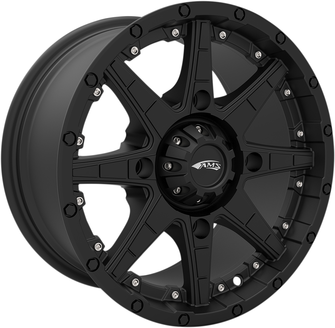 AMS Wheel - Roll'n 105 - Front/Rear - Black - 15x7 - 4/137 - 5+2 5707-046AS