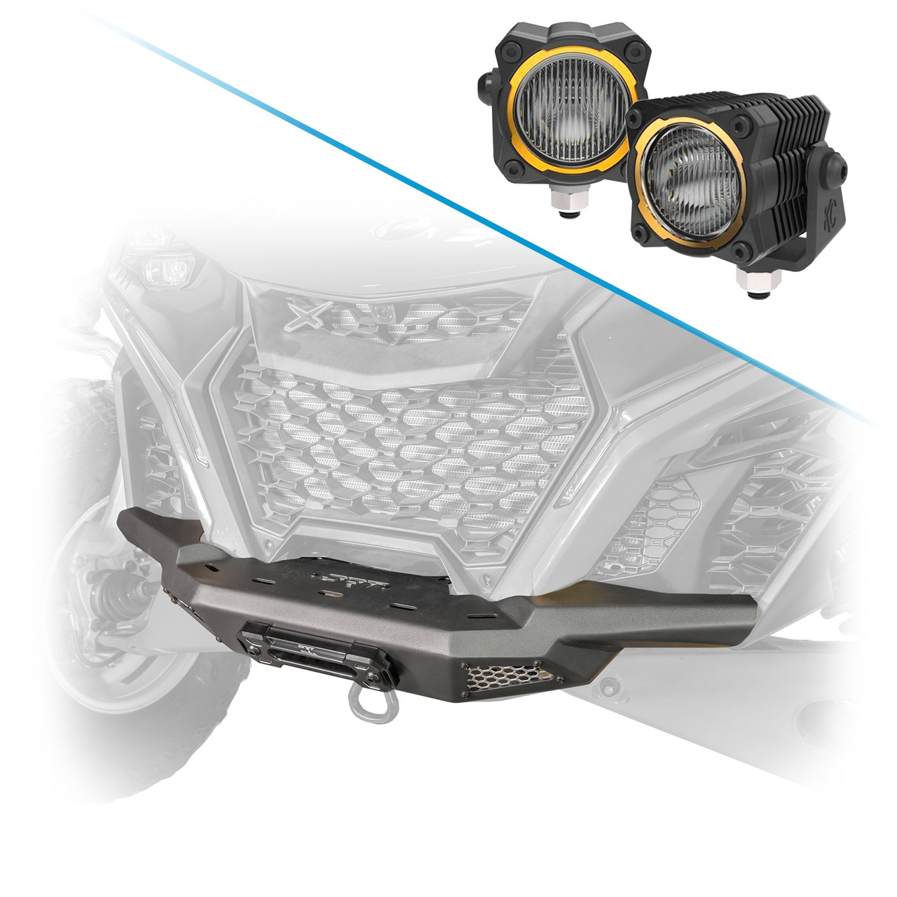 DRT Can-Am 2024+ Maverick R Front Bumper