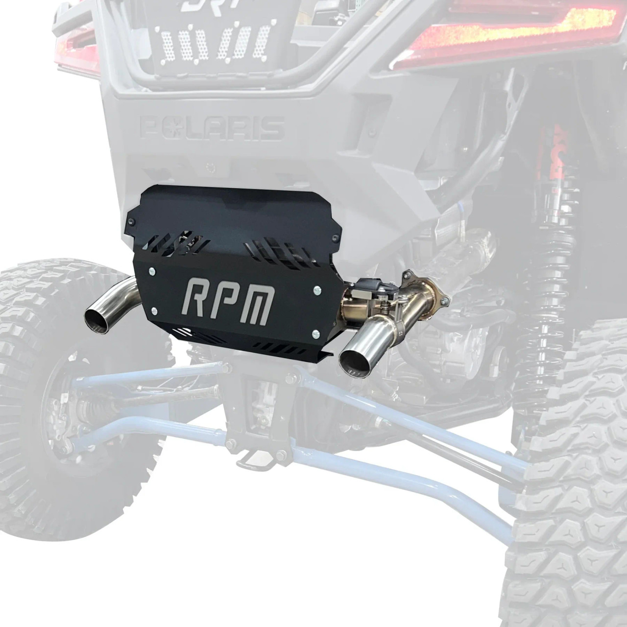 RPM RZR PRO XP & Turbo R/Pro S E-Valve Muffler - Dual Tip Captains Choice Exhaust - 2020-2026 PRO XP & TURBO R