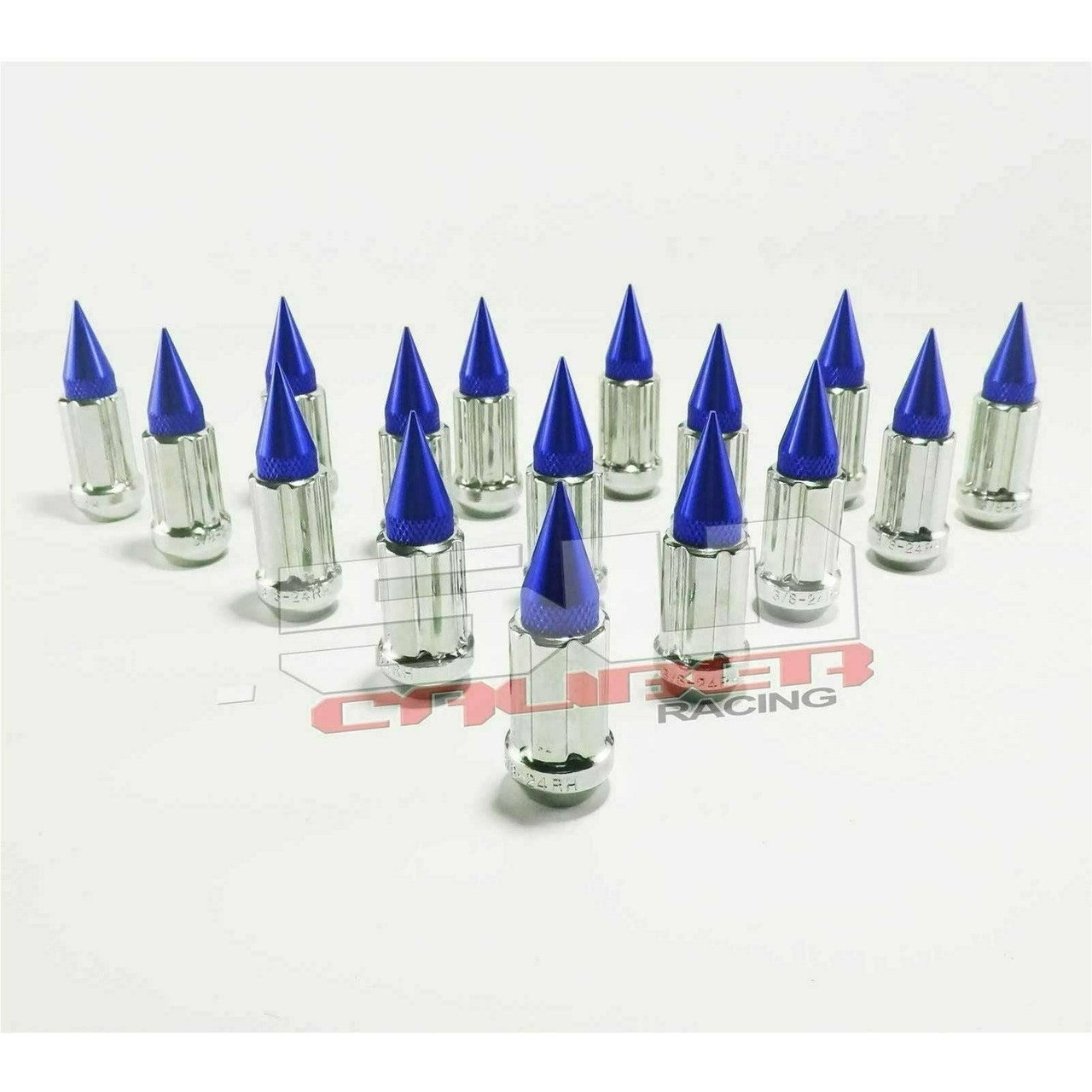 3/8 x 24 Spiked Lug Nuts (16 Pack) | 50 Caliber Racing