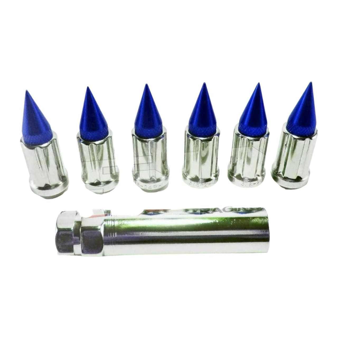 3/8 x 24 Spiked Lug Nuts (16 Pack) | 50 Caliber Racing