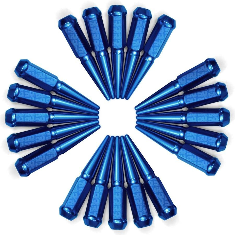 12 x 1.25mm Extended Spike Lug Nuts (60 Degree Taper Seat) | 50 Caliber Racing