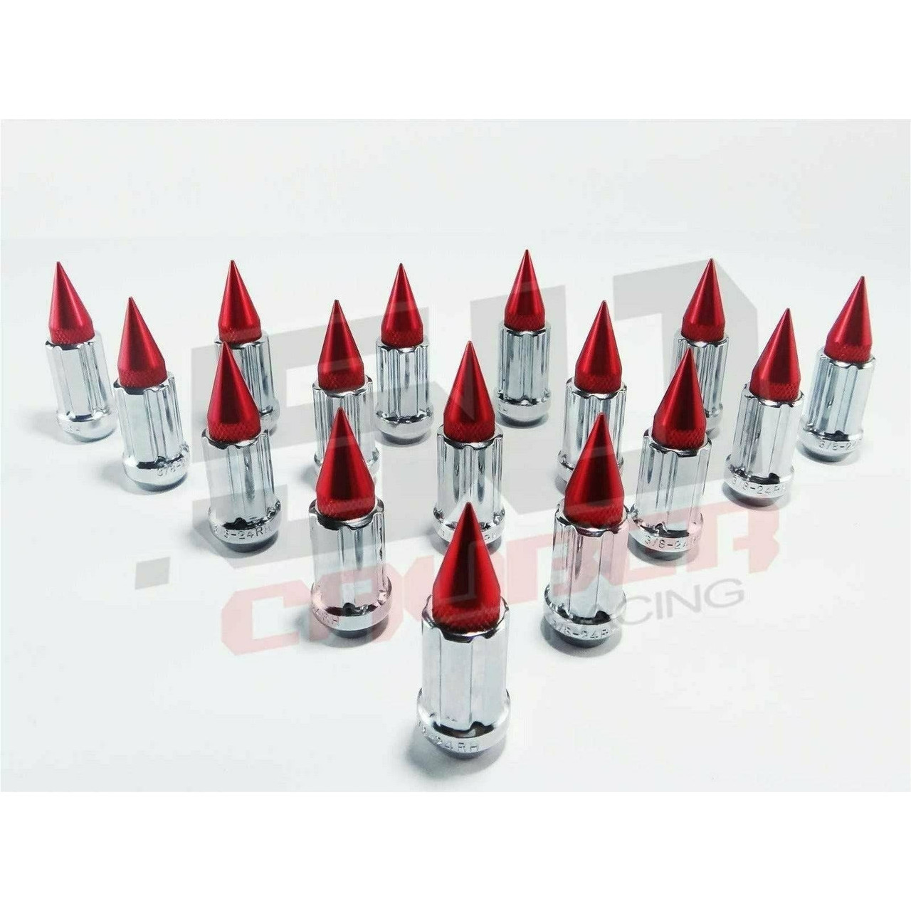 12 x 1.25 mm Spiked Lug Nuts (16 Pack) | 50 Caliber Racing