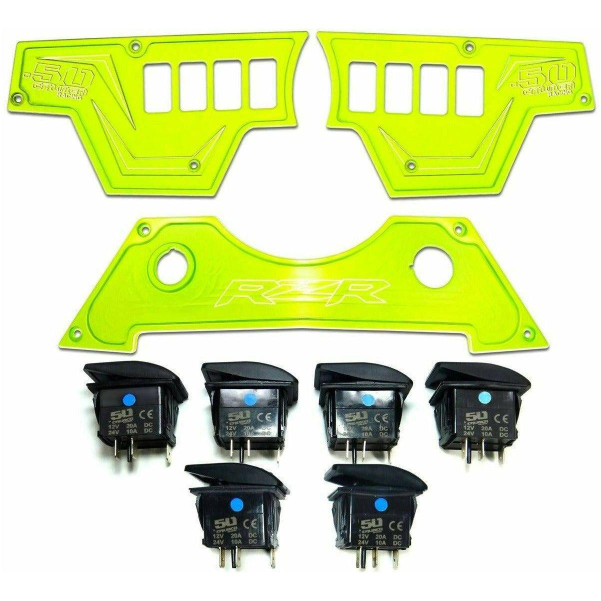 Polaris RZR XP 1000 8 Switch Dash Panel | 50 Caliber Racing