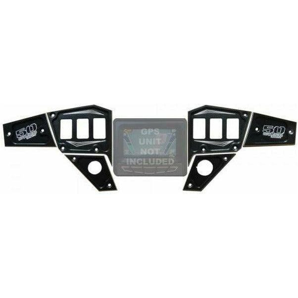 Polaris RZR 6 Piece Dash Panels | 50 Caliber Racing