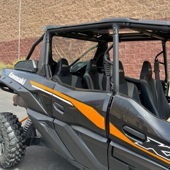 Kawasaki KRX (4-Seat) Rear Windshield | Dirt Warrior Accessories