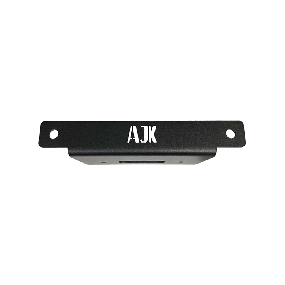 Honda Talon Winch Plate by AJK Offroad Featuring AJK Logo