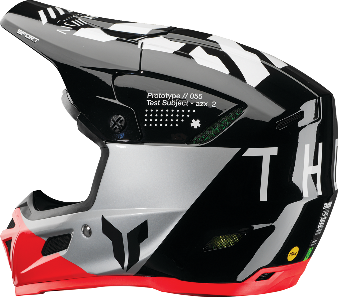 THOR Reflex Sport Helmet - Strike - MIPS® - Black/Red - Small 0110-8782