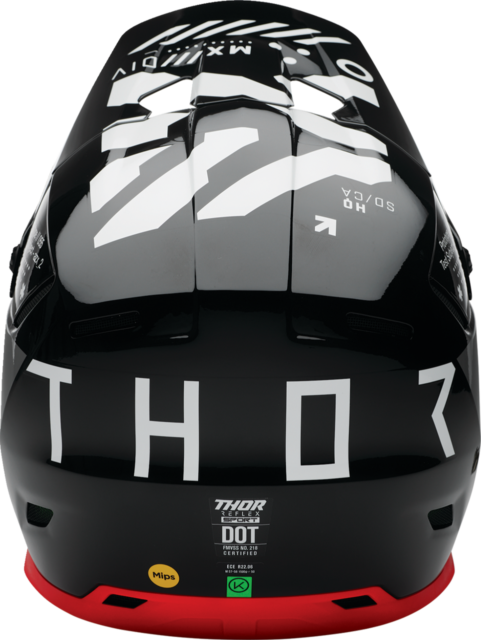 THOR Reflex Sport Helmet - Strike - MIPS® - Black/Red - Medium 0110-8783