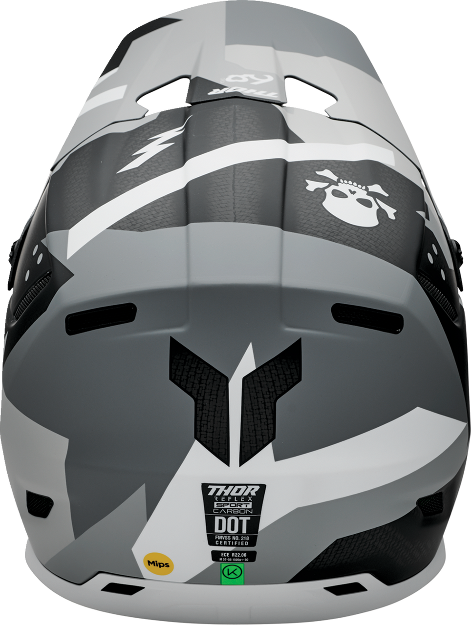 THOR Reflex Sport Helmet - Carbon Brave - MIPS® - Gray/White - XL 0110-8761