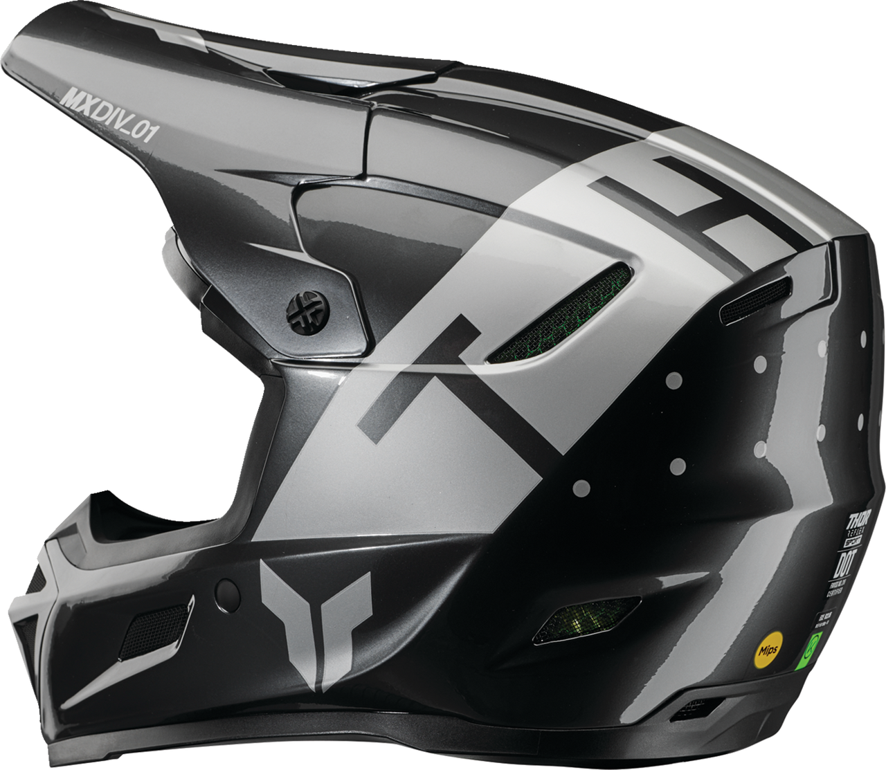 THOR Reflex Sport Helmet - Rogue - MIPS® - Charcoal/Silver - Medium 0110-8795
