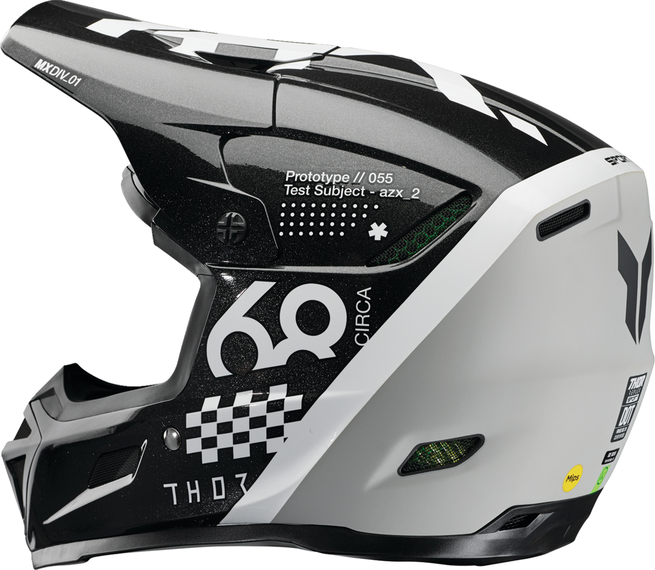 THOR Reflex Sport Helmet - Riot - MIPS® - Black/White - XS 0110-8775