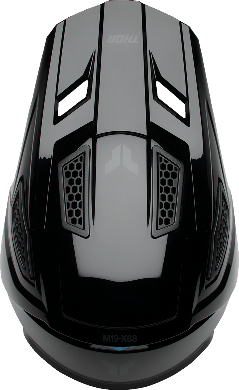 THOR Fleet Helmet - Blackout - Gloss Black - XS 0110-8964