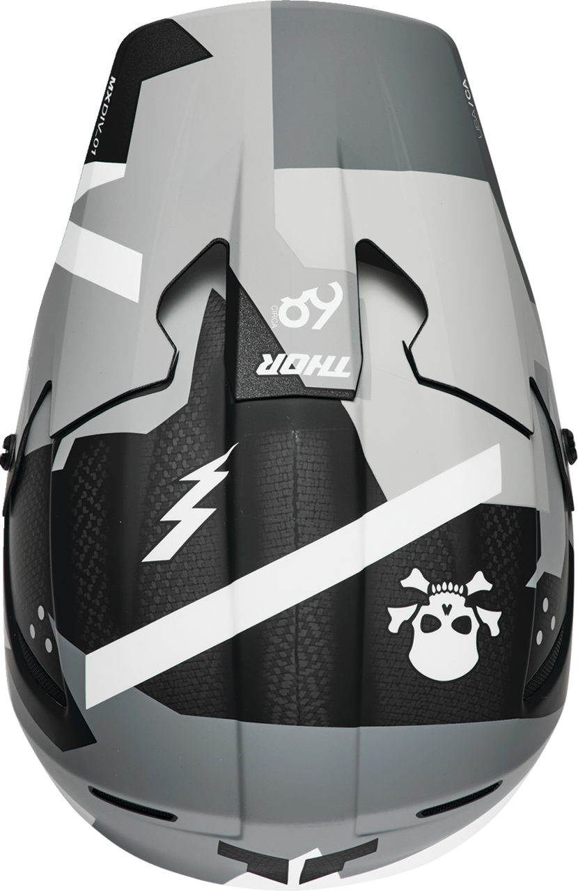 THOR Reflex Sport Helmet - Carbon Brave - MIPS® - Gray/White - Small 0110-8758