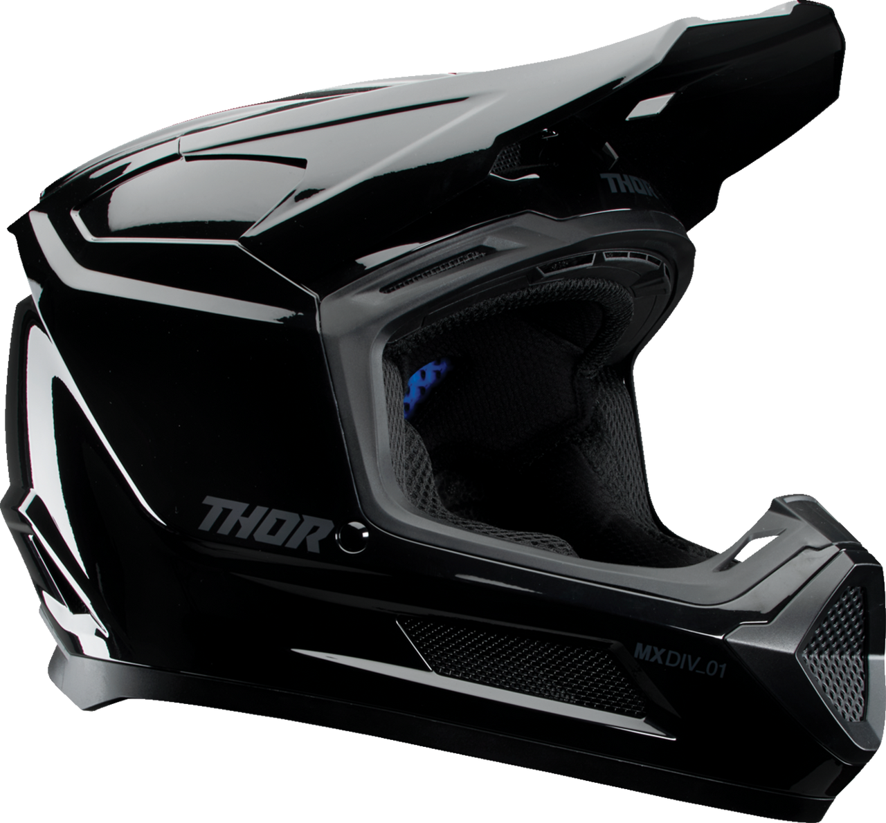 THOR Youth Fleet Helmet - Blackout - Gloss Black - Medium 0111-1696