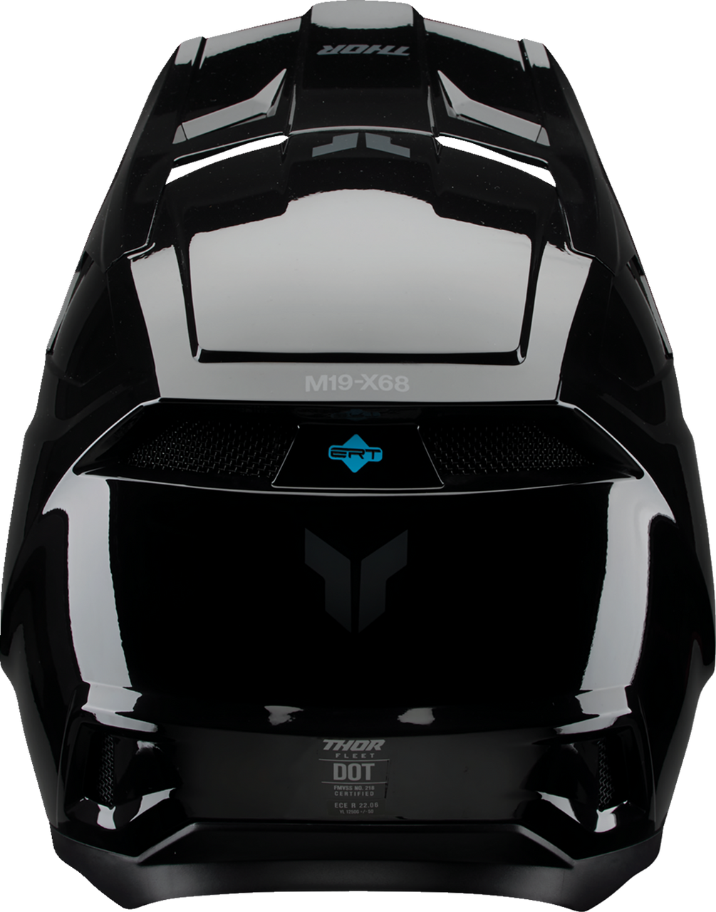 THOR Youth Fleet Helmet - Blackout - Gloss Black - Medium 0111-1696