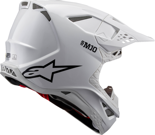 ALPINESTARS Supertech M10 Helmet - Solid - MIPS® - Gloss White - Large 8300323-2180-L
