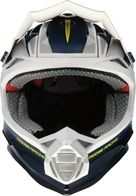 MOOSE OFFROAD MR3 Helmet - F.A.F. - White/Navy/Green - 2XL 0110-8947